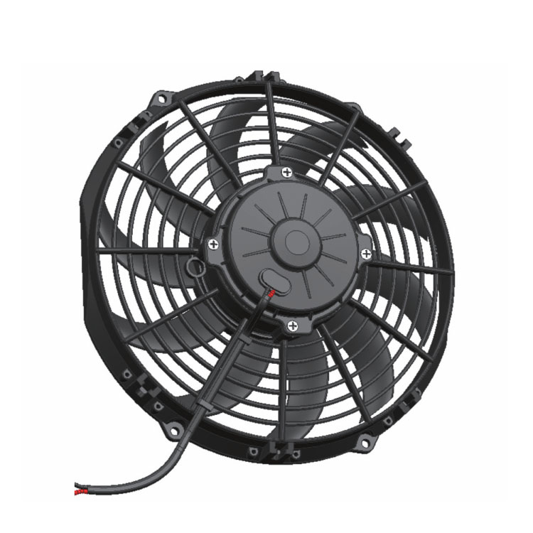 12V 10inch 268mm Brushed DC Condenser Fan in Pusher Fast Speed