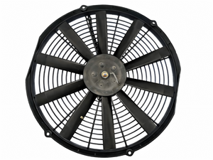 DC Ventilador axial con escobillas 24V Empujador de 14 pulgadas y 355 mm para veh&iacute;culos de nueva energ&iacute;a para camiones y autobuses - SLT 1424C-W10